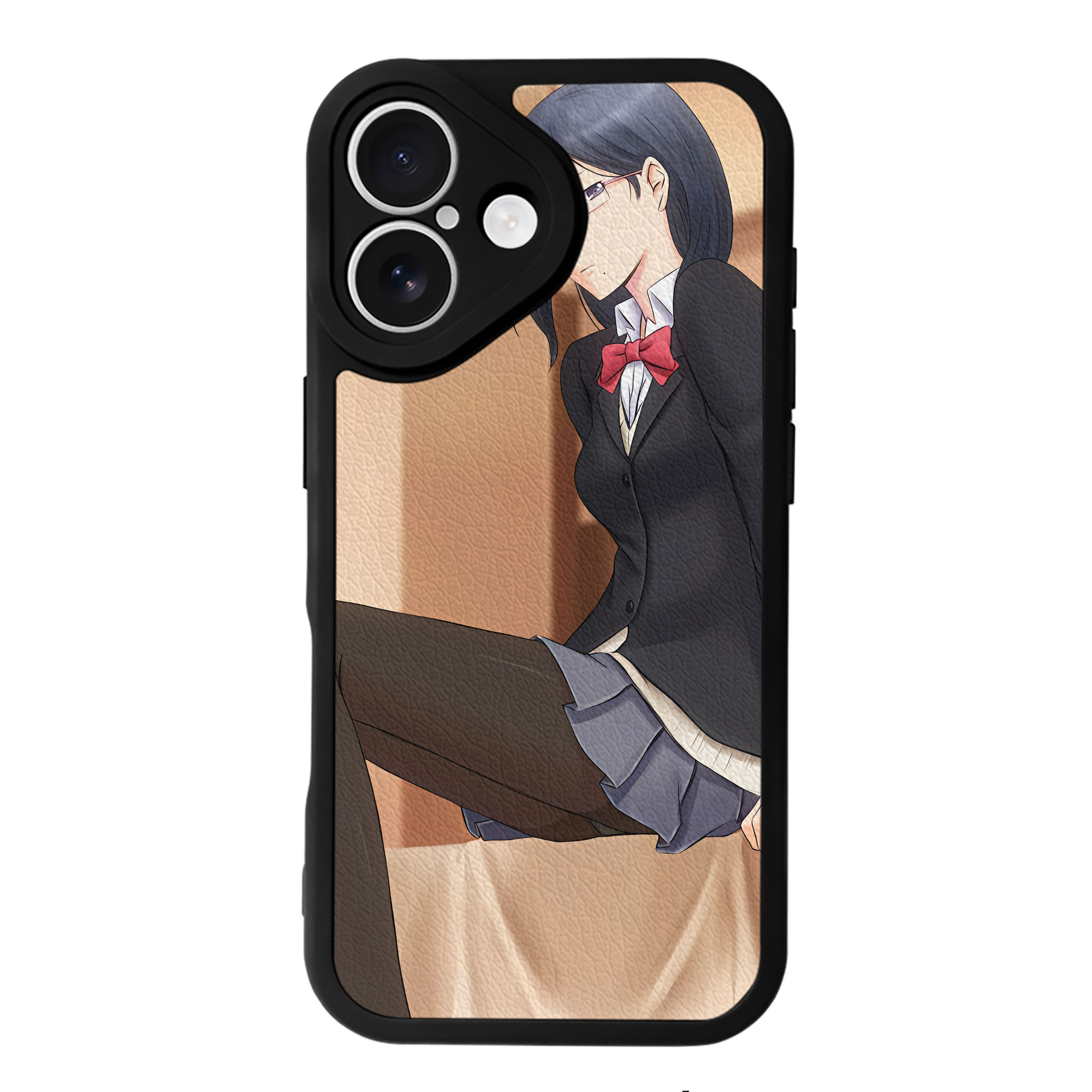 （画像用） ハイキュー!! Haikyu!! 【iPhone 16シリーズ対応】シリコンスマホケース（レザー調） 材質：シリコン